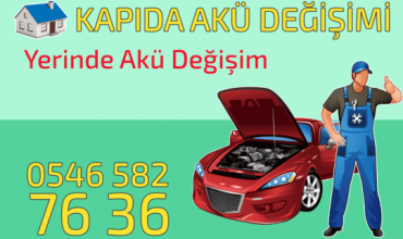 KAPIDA AKÜ DEĞİŞİMİ